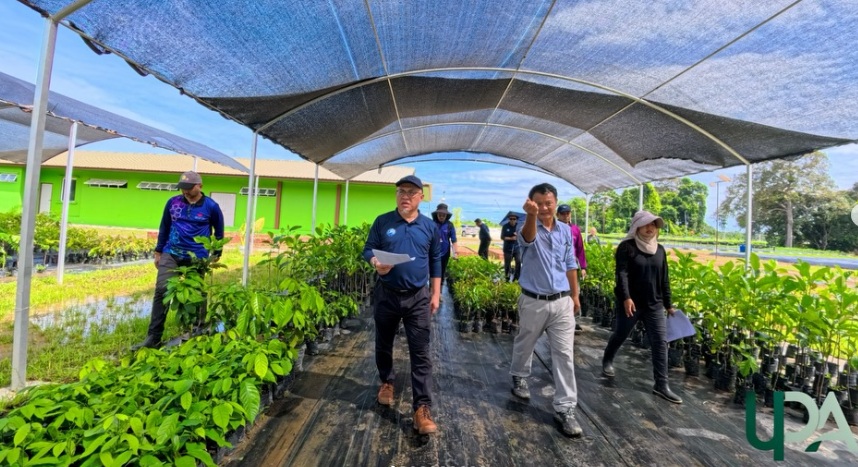 Lawatan Kerja Yang Berhormat Menteri ke KKP Tapak Pertanian Temburong